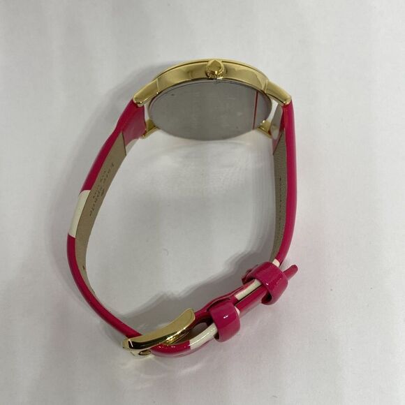 Kate Spade New York 0224 Women Pink Leather Analog Dial Quartz Wrist Watch MP591 - Picture 11 of 12